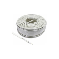 Electraline - cavo coassiale tv/sat ø 6,2 mm ± 0,15 mm x 100 metri