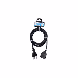 grado di protezione IP 20. Lunghezza cavo m 5 Spina 10A 2P+T Presa 10A 2P+T Sezione cavo 3x0,75 mm2 Spina 16A 2P+T Presa bipa ...