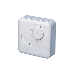 Electraline - 59211 Termostato Manuale, Bianco