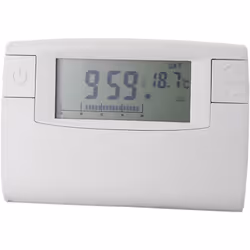 A 3 fili. Massimo 24 programmi (minimo 1 ora). A 3 livelli di temperatura regolabili: gelo, risparmio energetico, comfort. Re ...