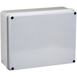Electraline - 60559 Cassetta di Derivazione da Parete, Misura 150x110 mm, IP56, Grigio