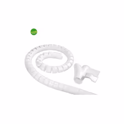 Dalla linea di accessori per l'impiantistica elettrica a marchio Electraline, la guaina raccogli cavi in plastica flessibile  ...