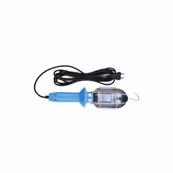 riflettore e gabbia metallica. Per lampade attacco E27 Potenza max 60 W Spina 10A Sezione cavo 2x0,75 mm2 Lunghezza cavo 5 m