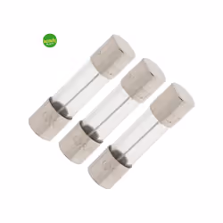 Fusibile in vetro del brand Electraline da 1A di misura 5x20mm La confezione comprende 3 pezzi. È ideale per i piccoli elemen ...