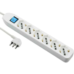 Electraline - 62071Ciabatta Elettrica Multipresa 6 posti
