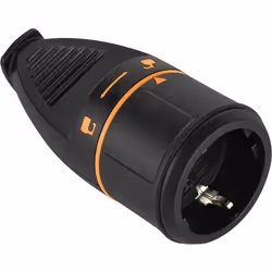 Caratteristiche: Compatibile con prese Schuko fino a 16A e 250V Funzione Electralock: blocca la spina in posizione evitando d ...