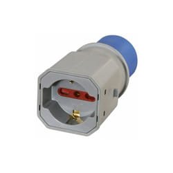 Electraline - adattatore industriale 16A 220V bip schu IP44 fig. 8