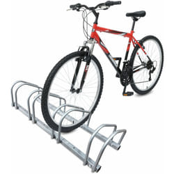 Vounot - Rastrelliera per Biciclette, Installazione a pavimento e parete, Argento, 4 Posti