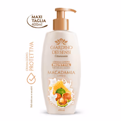 Giardino Dei Sensi Vitaminskin Crema Corpo protettiva Macadamia e miele 400ml, Crema (colore), Donna, Idratante, Nutriente, R ...