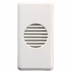Suoneria Gewiss System 12V- 50 Hz 8VA 80 dBA a 1 metro, 1 modulo, colore system white. Caratteristiche: Serie Gewiss System S ...