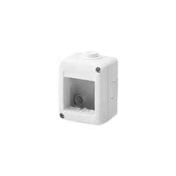 Gewiss - contenitore per apparecchi system - protetto - 2 posti - grigio ral 7035 - ip40 GW27002