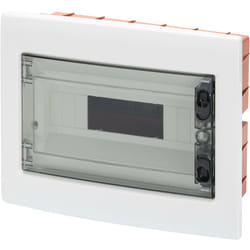 Gewiss - GW-40605 Centralino Con Porta Trasparente Fumé Da Incasso 12M IP40