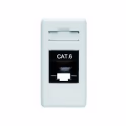 DATI TECNICI Descrizione RJ45 N. coppie 4 Categoria di utilizzo 6 Cavi UTP Connessione Toolless N. moduli SYSTEM 1