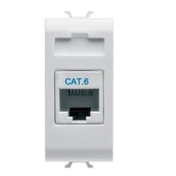 Gewiss GW10423 presa energia RJ-45 Bianco