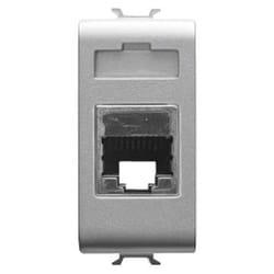 Gewiss GW14422 presa energia RJ-45 Titanio