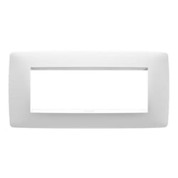 Gewiss Chorus placca ONE 6P bianca GW16106TB