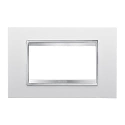 Gewiss - Chorus placca lux 4P bianco GW16204TB