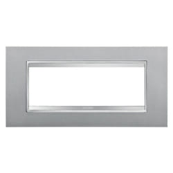 Gewiss - Chorus placca lux 6P titanio GW16206VT