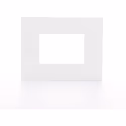 GEWISS GW16403TB Placca GEO 3 moduli Per montaggio su supporto GW16803 Serie Chorus Colore bianco latte