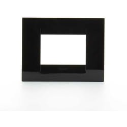 GW16403Tn Placca Geo 3 Moduli Nero Toner