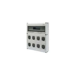 Quadro Q-DIN 20 Moduli 8 Flange iec 16/32A IP44/67 - GEWISS GW68013N