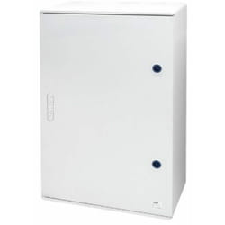 Gewiss - Quadro Poliestere Porta Cieca, Munita Serratura, 405x650x200 mm, IP66, Grigio ral 7035 GW46004F