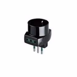 Vimar 0A00322N, Tipo L (IT), Tipo L (IT), 250 V, 10 A, Nero, 1500 W