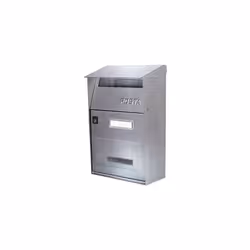 CASSETTA POSTA FT ALUBOX INOX 18/10TELA DI LINO MM 220X110 H.MM 320 CASSETTA POSTA FT ALUBOX In acciaio Inox 18/10 con superf ...
