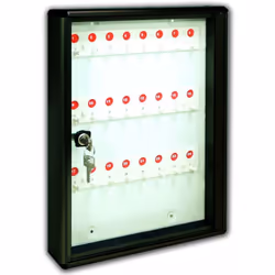 Bacheca con 24 ganci per chiavi Bacheca porta chiavi in alluminio anodizzato o verniciato. Misure: 30 × 5 × 40 cm 100% MADE I ...