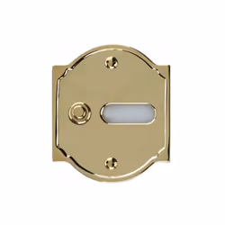 Codice: LF-47238 Marca: ALUBOX. Alubox Cl1 Campanello 1 Pulsante Ottone Lucido