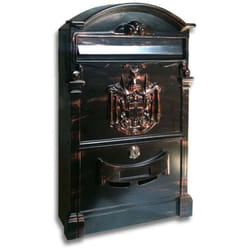 Alubox - Cassetta Postale Serie Rege Bronzo 8,3x26,5x41cm 29regiepostebr