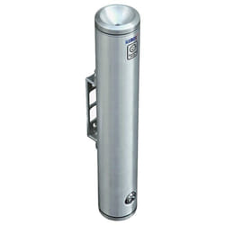 Alubox - Posacenere Da Appendere a Muro Argento Satinato, 8x11x48cm 99posaceneremuro