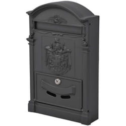 Alubox - Cassetta Postale Serie Rege Grigia 26,5x8,3x41cm 29regiepostegh