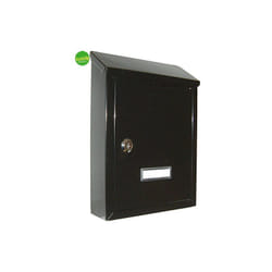 Cassetta postale postale Alubox prima nera