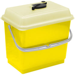 Secchio con coperchio 4 litri giallo