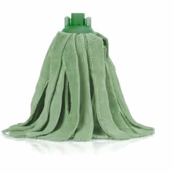 Mop a fettucce in microfibra con attacco a vite, per manici con filetto. Sistema mop con calotta in plastica utilizzabile con ...