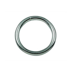 Anelli Saldati Zincocromati Pezzi 25 Filo Mm. 7 Foro Mm.50