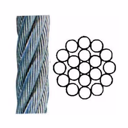 Codice: 8011779024694 Marca: VIGOR-BLINKY. Funi Acciaio Zincato 19 Fili Elettricista Mt.100 Diametro mm. 4