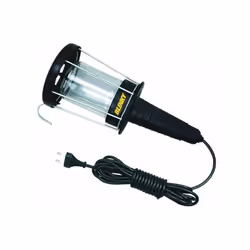 Lampade Ispezione Gomma Prof - Bulbo da Watt 60 Max E27 - Doppio Isolamento Classe Ii - Completa di Cavo 2X0,75 5 M - Impugna ...