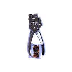 Pinze Occhiellatrici/Fustella - Funzione Fustella D.Mm.5 C.Ca - Funzione Occhiellatrice - con 100 Occhielli C.Ca Inclusi - Ne ...