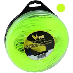 Vigor - filo decespugliatore tagliabordi tondo in nylon giallo metri 70 mm 2,4
