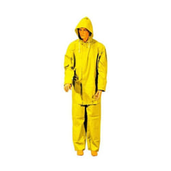 Impermeabili Giacca-Pantalone 100% pvc Giallo Taglia l