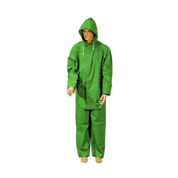 Impermeabili Giacca-Pantalone 100% pvc Verde Taglia l