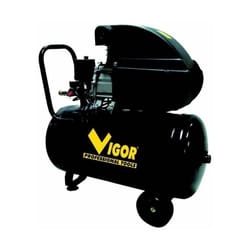 Compressore 230V VCA-50L 1 Cilindro Direttamente 2Hp Capacita' 50 Litri Ottimo per Fai da Te in Giardino e Officina - Vigor