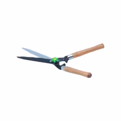 FORBICI PER SIEPI BLINKY MANICI LEGNO MM. 200: Lame in acciaio ondulate con lama superiore rivestita teflon e lama inferiore ...