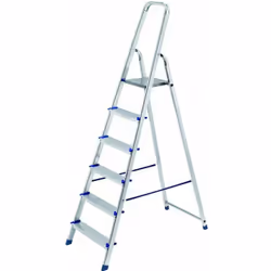 Scala di facile utilizzo adatta ad uso domestico per lavori di piccola manutenzione in casa o all'esterno, in alluminio dello ...