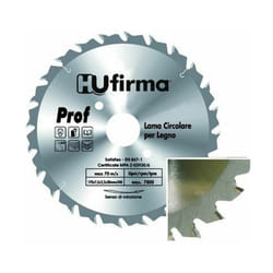 Hu-Firma Lame Circolari Legno 24 Denti Mm.140