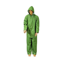 Impermeabili Giacca-Pantalone pvc Telati Verde Taglia xxl