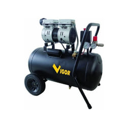 Blinky Compressori Silent 230V Vca-s50 2 Cilindri 1Hp 50L Sostenibile e Silenzioso per Lavoro Prolungato - Vigor