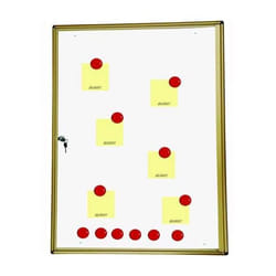 Blinky - Bacheca Da Esposizione Alluminio Per Avvisi Cm.73X55X4